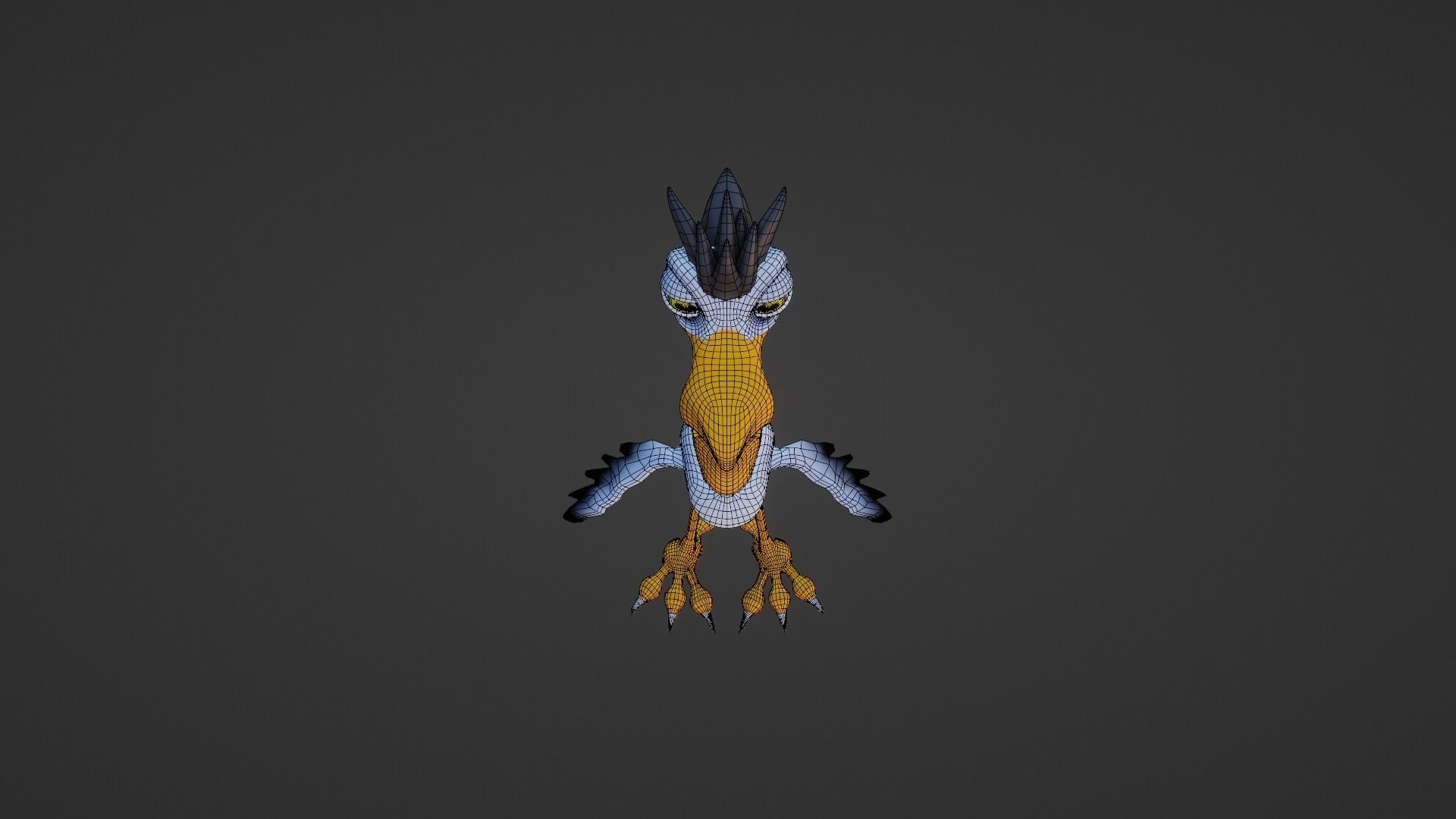 Character - Bird 3D model_14