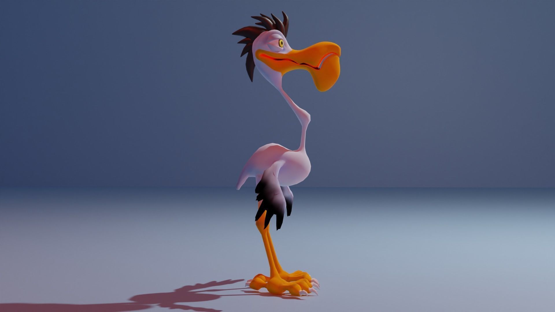 Character - Bird 3D model_5