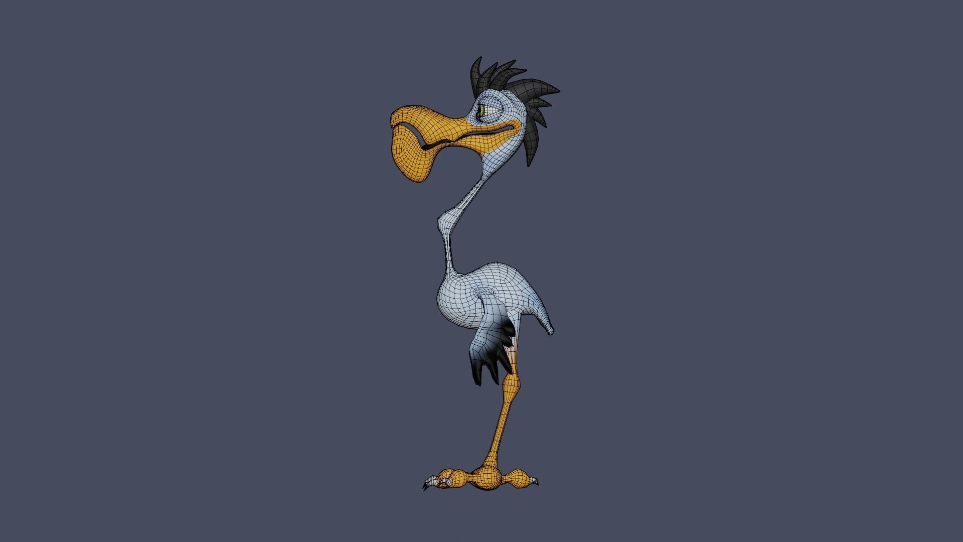 Character - Bird 3D model_16