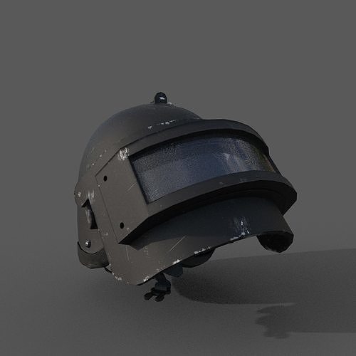 Military  helmet low poly Low-poly 3D model Low-poly 3D model