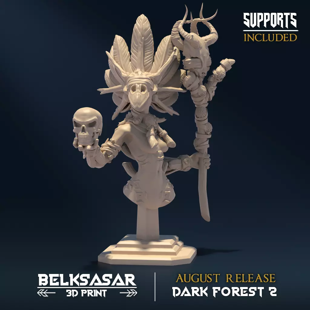 Bust Dark Forest 3D print model