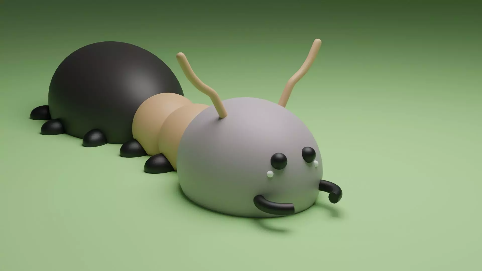 Cute ant 3D model_0