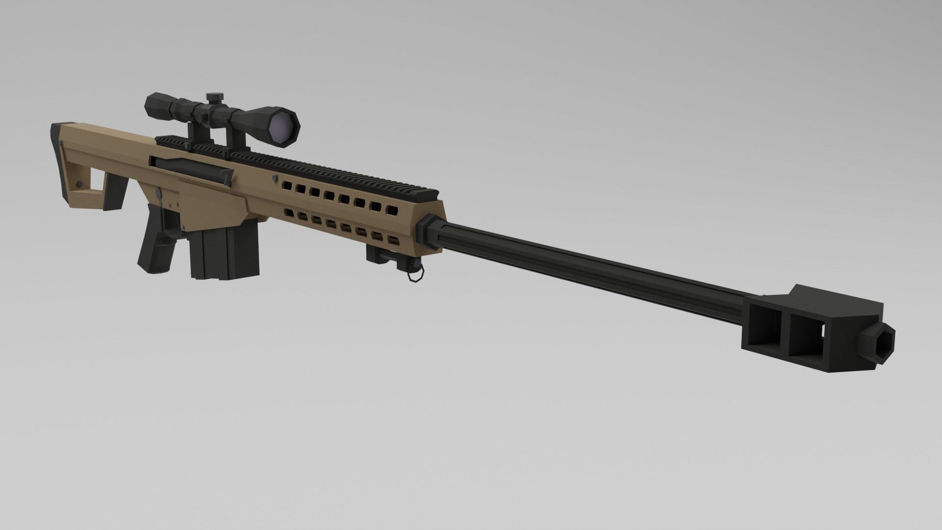 Low Poly Soldiers Rigged Free Free 3D model_7