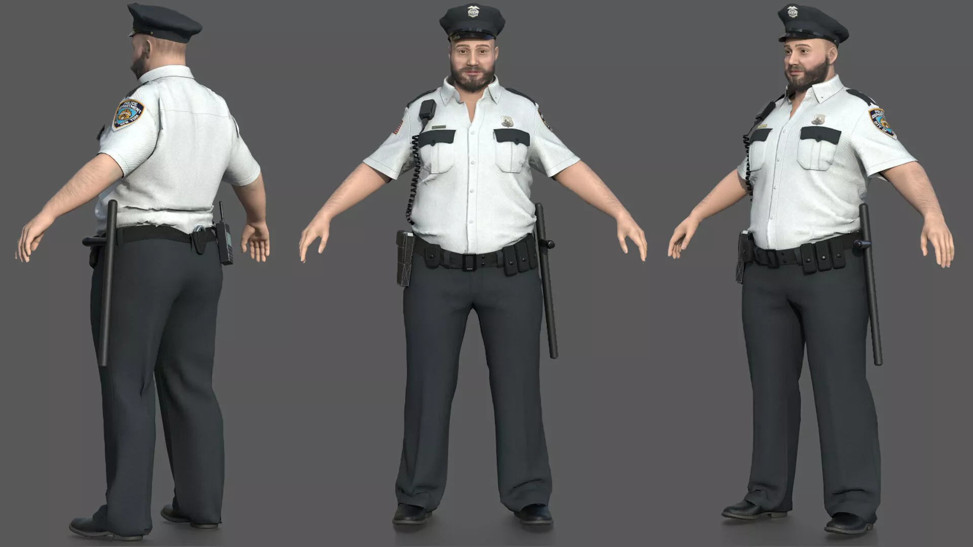 Police Officer 2 3D model