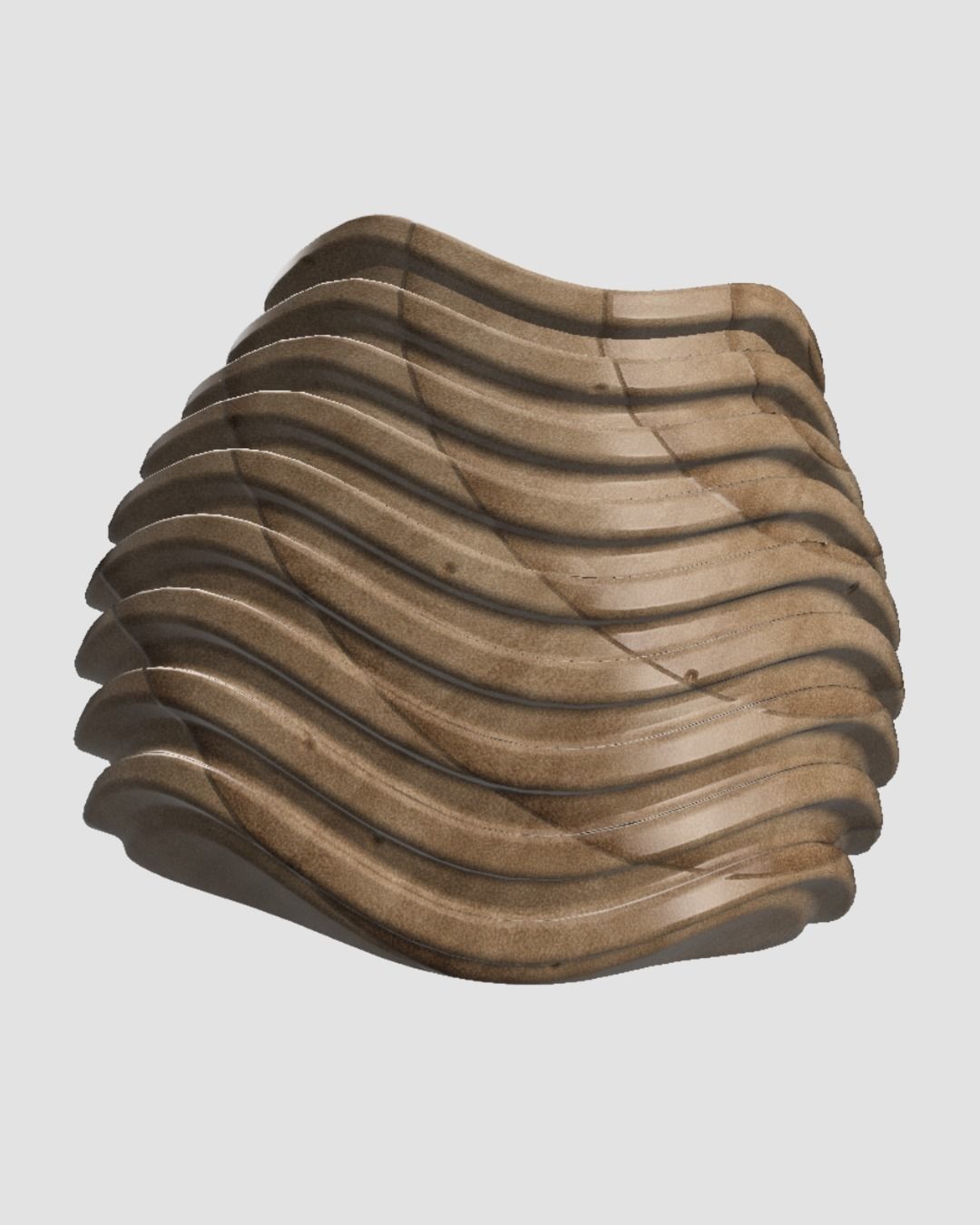 Flower Vase 3D print model_4