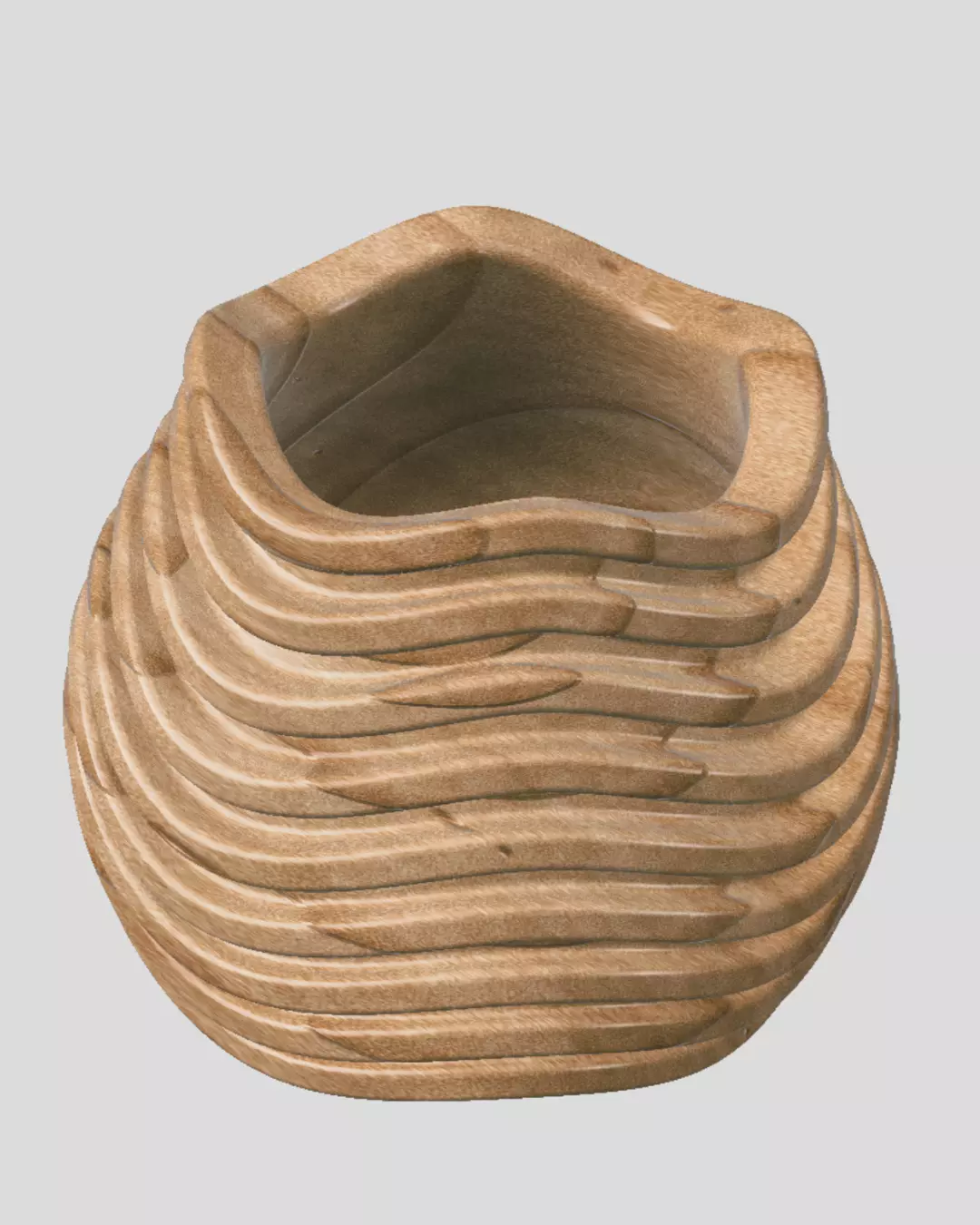 Flower Vase 3D print model_0