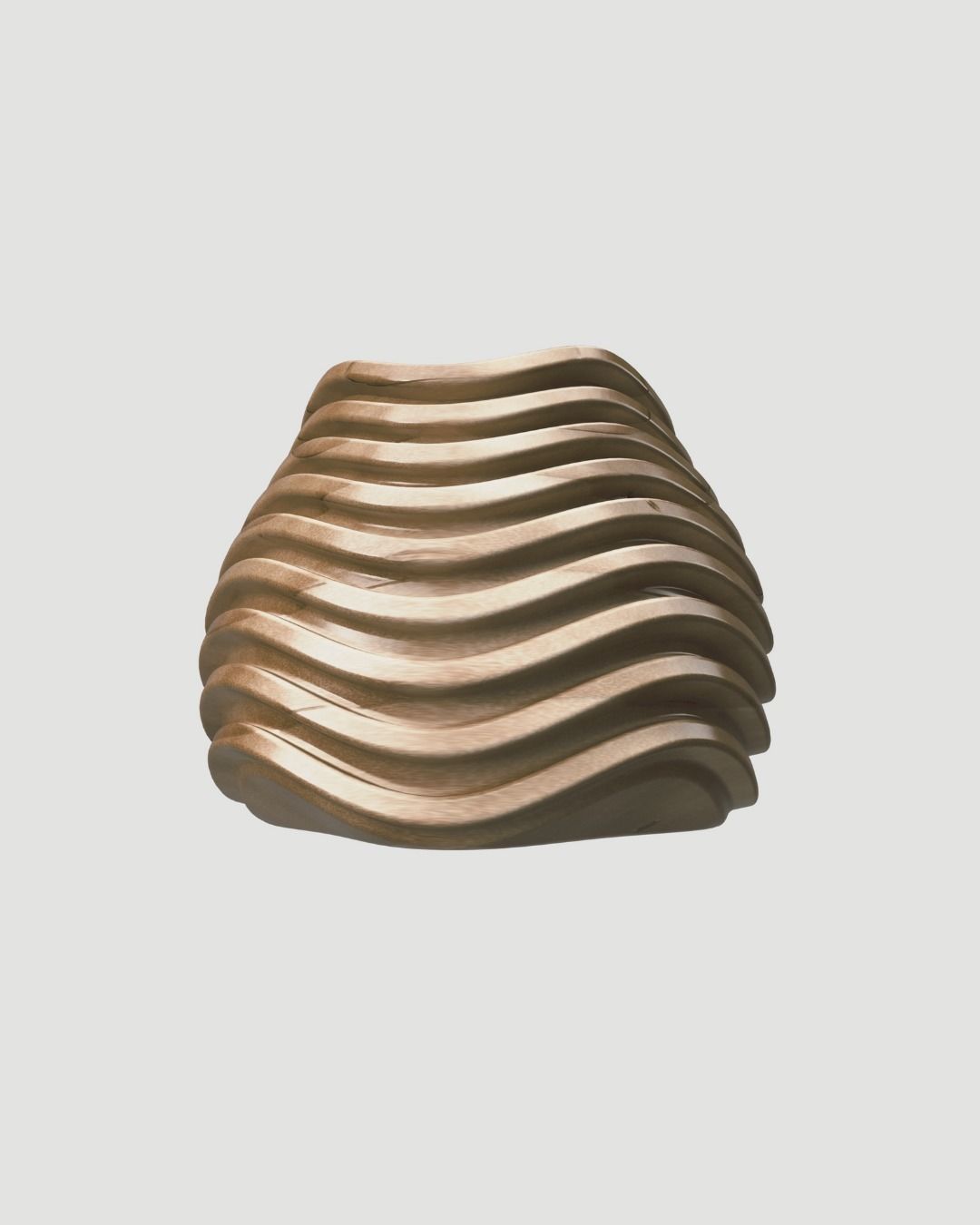 Flower Vase 3D print model_5