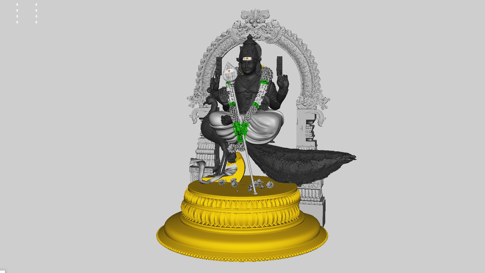 lord murugan muruga  3D model_18