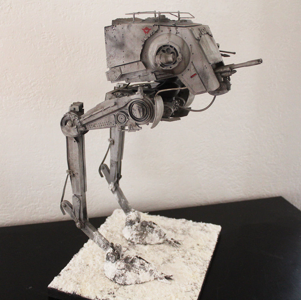 Empire Strikes Back  AT-ST 3D printable STUDIO SCALE 3D print model_21