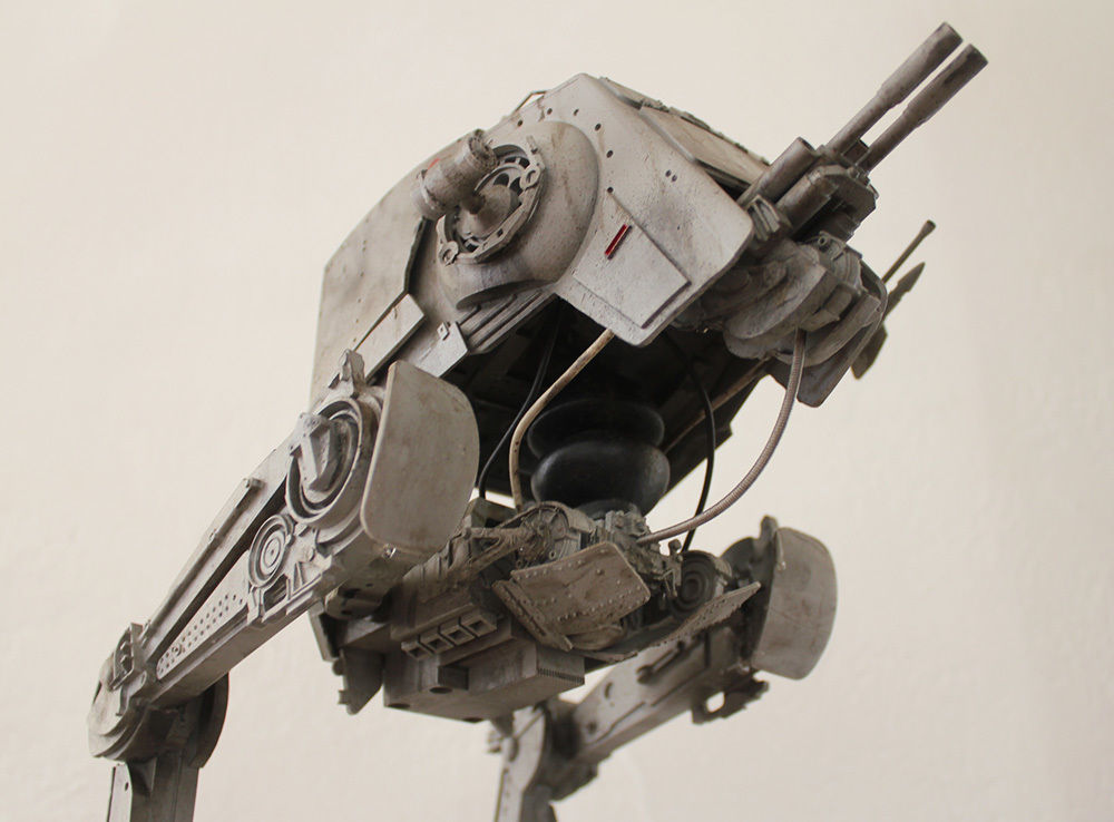 Empire Strikes Back  AT-ST 3D printable STUDIO SCALE 3D print model_19