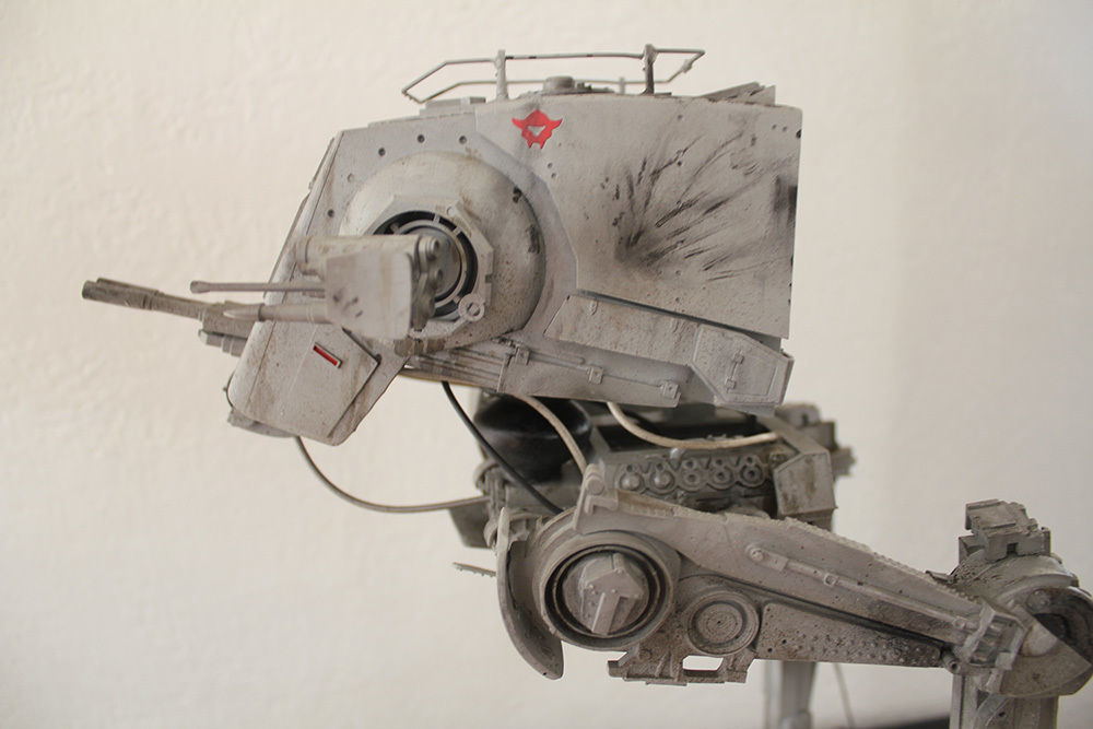 Empire Strikes Back  AT-ST 3D printable STUDIO SCALE 3D print model_24