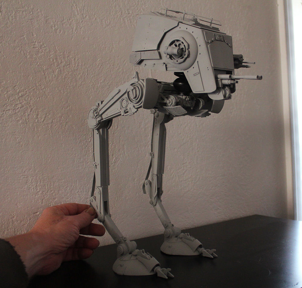Empire Strikes Back  AT-ST 3D printable STUDIO SCALE 3D print model_8
