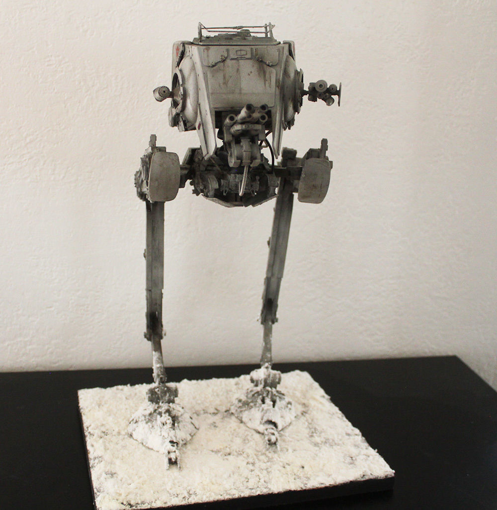 Empire Strikes Back  AT-ST 3D printable STUDIO SCALE 3D print model_4