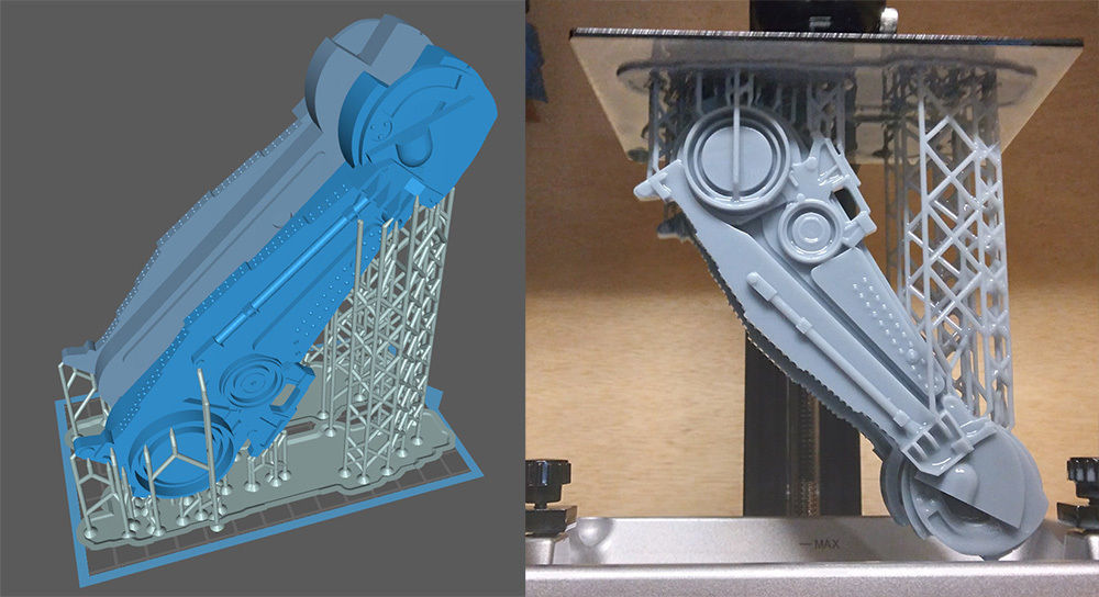 Empire Strikes Back  AT-ST 3D printable STUDIO SCALE 3D print model_10