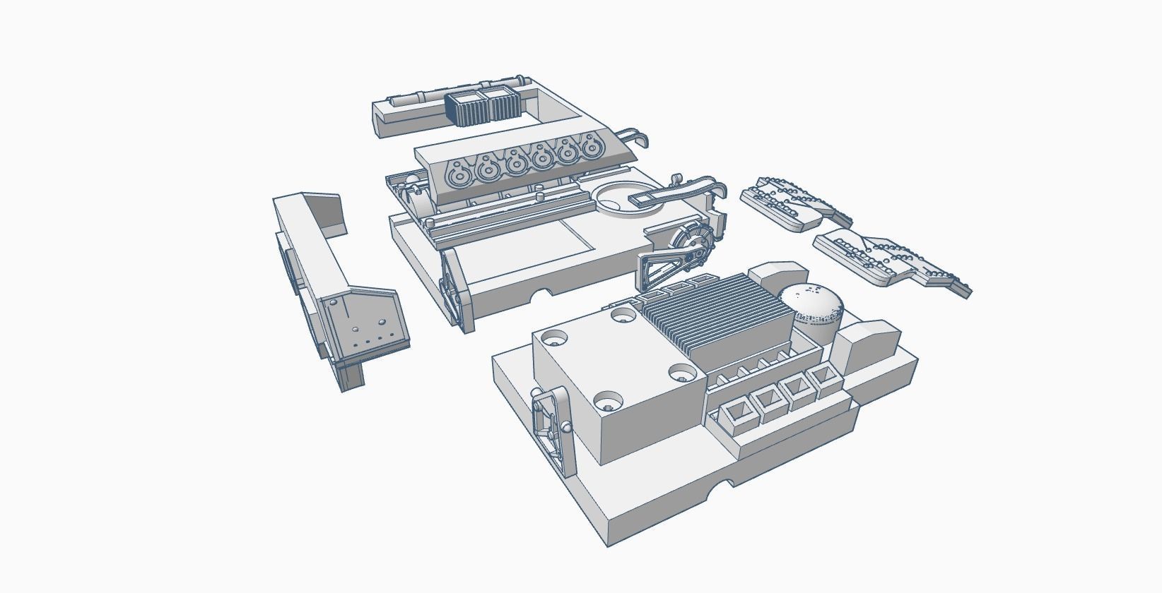 Empire Strikes Back  AT-ST 3D printable STUDIO SCALE 3D print model_14