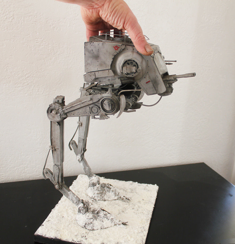 Empire Strikes Back  AT-ST 3D printable STUDIO SCALE 3D print model_17