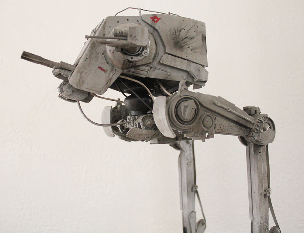 Empire Strikes Back  AT-ST 3D printable STUDIO SCALE 3D print model_23