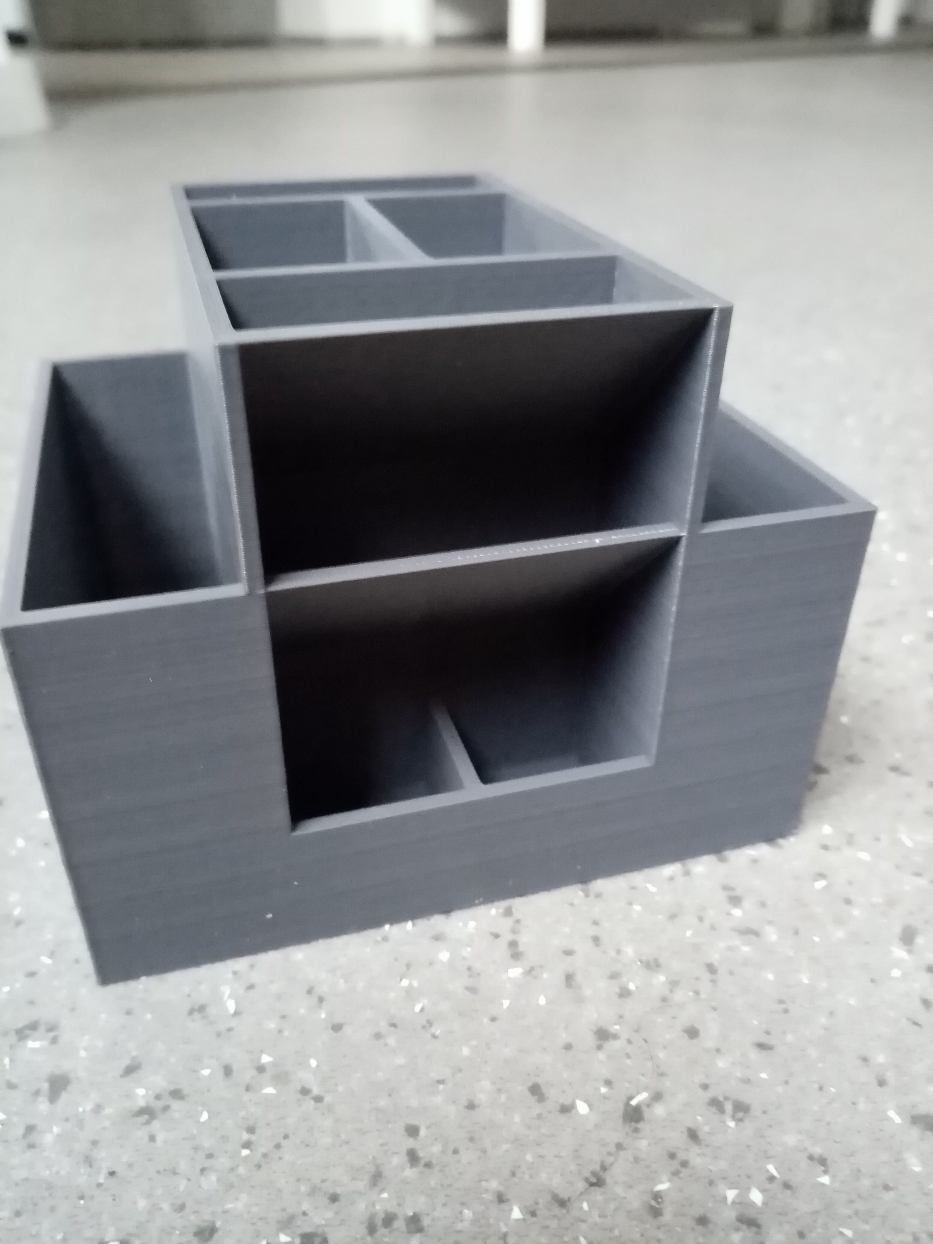 Pencil stand holder easy printable 3D print model_15