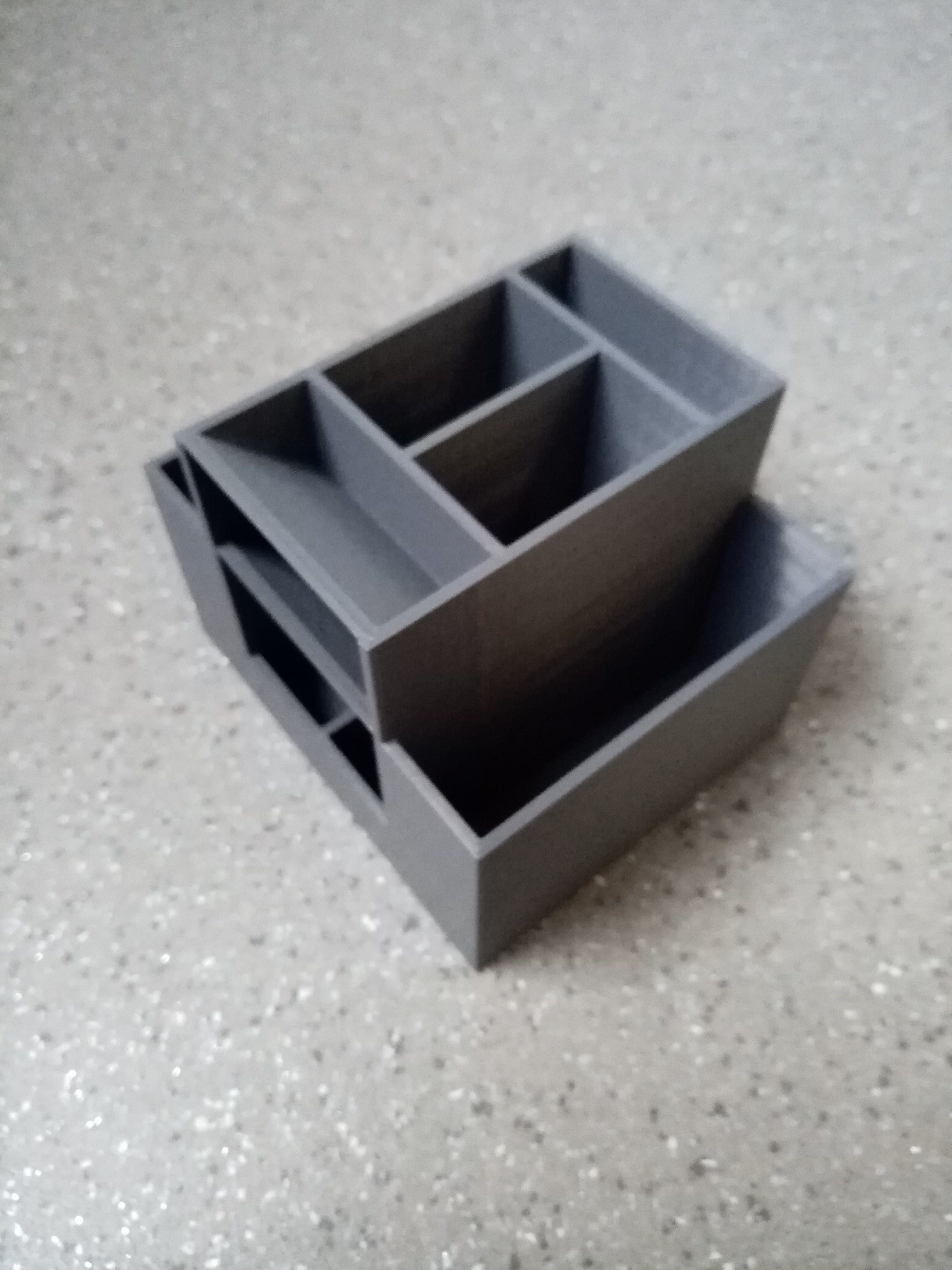 Pencil stand holder easy printable 3D print model_16