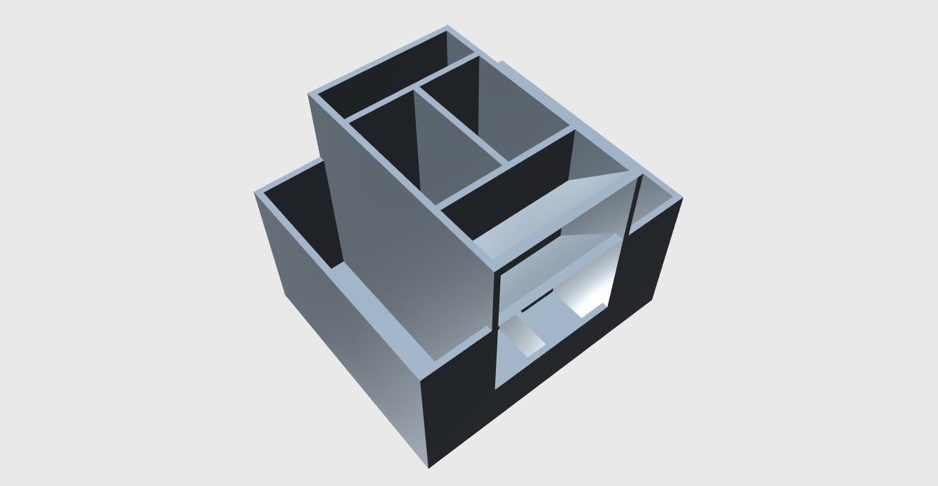 Pencil stand holder easy printable 3D print model_5