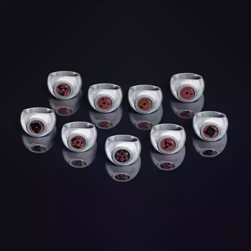Sharingan rings 3D print model