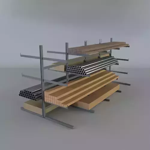 Heavy duty rack 3D model