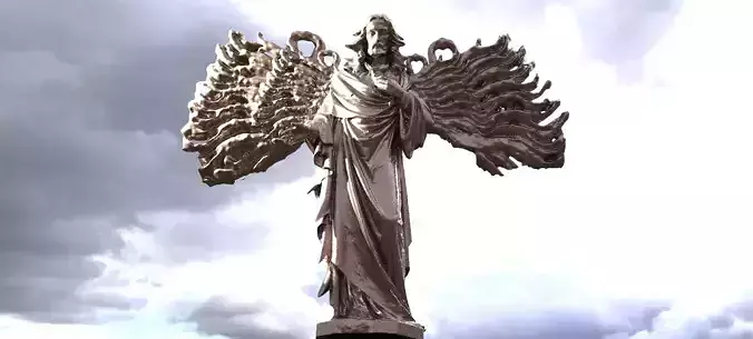 Christ Sunlight statue 2 