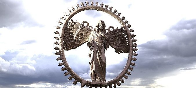 Christ Sunlight statue  3D model