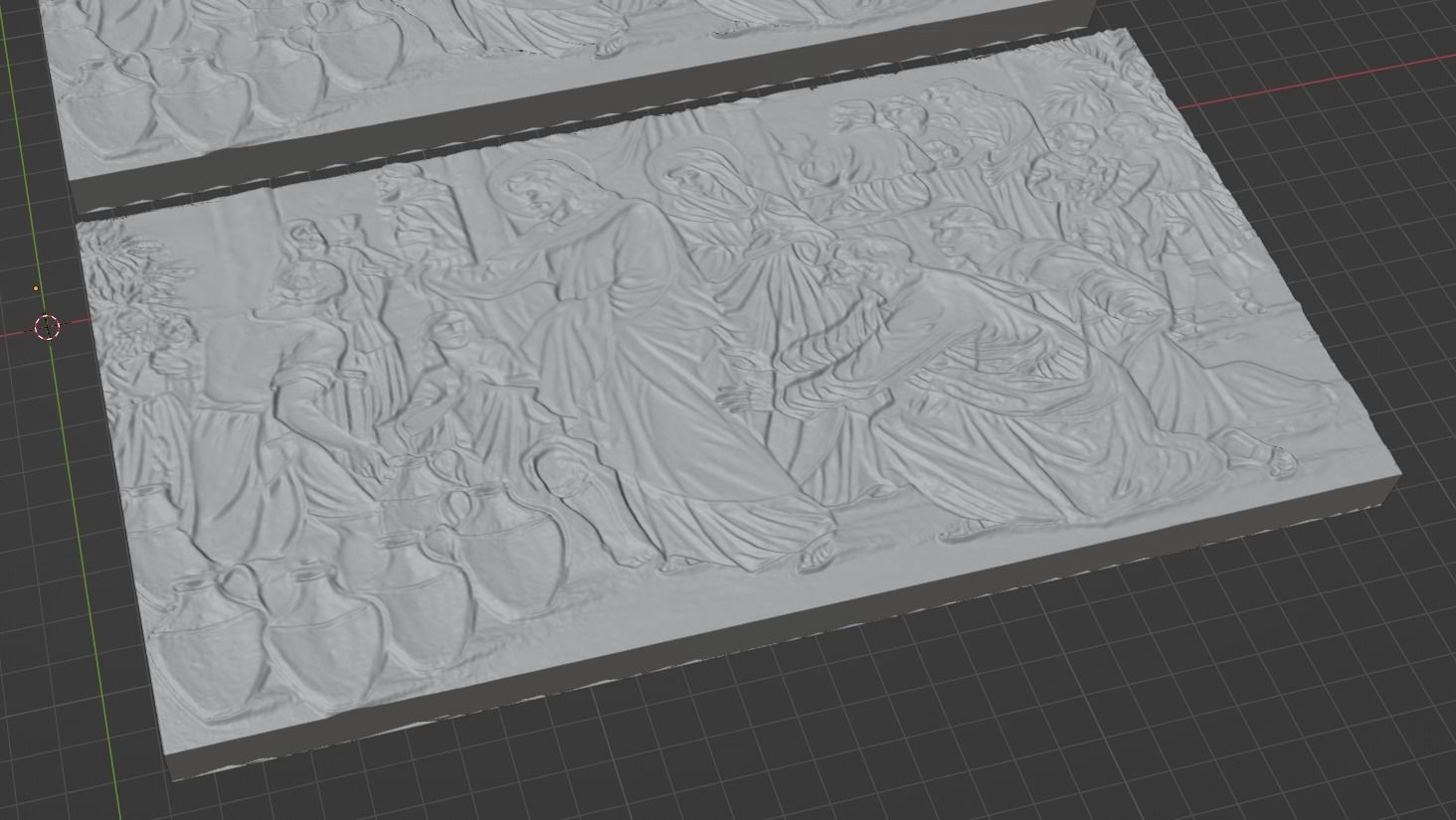 Jesus Christ in the market model for 3D print and CNC 3D print model_1