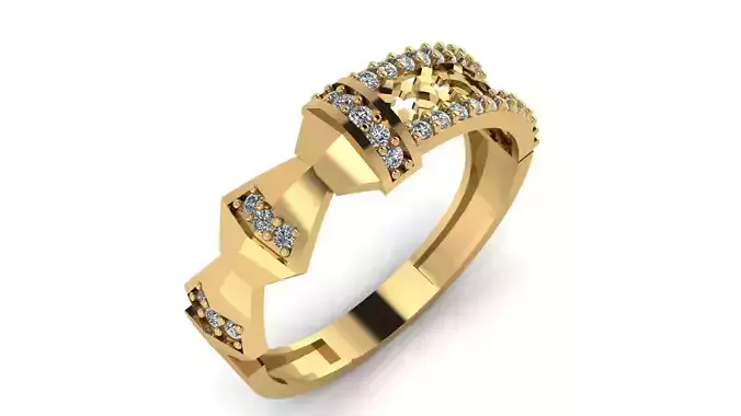 wedding Ring cocktail gemstone printable collection J 003