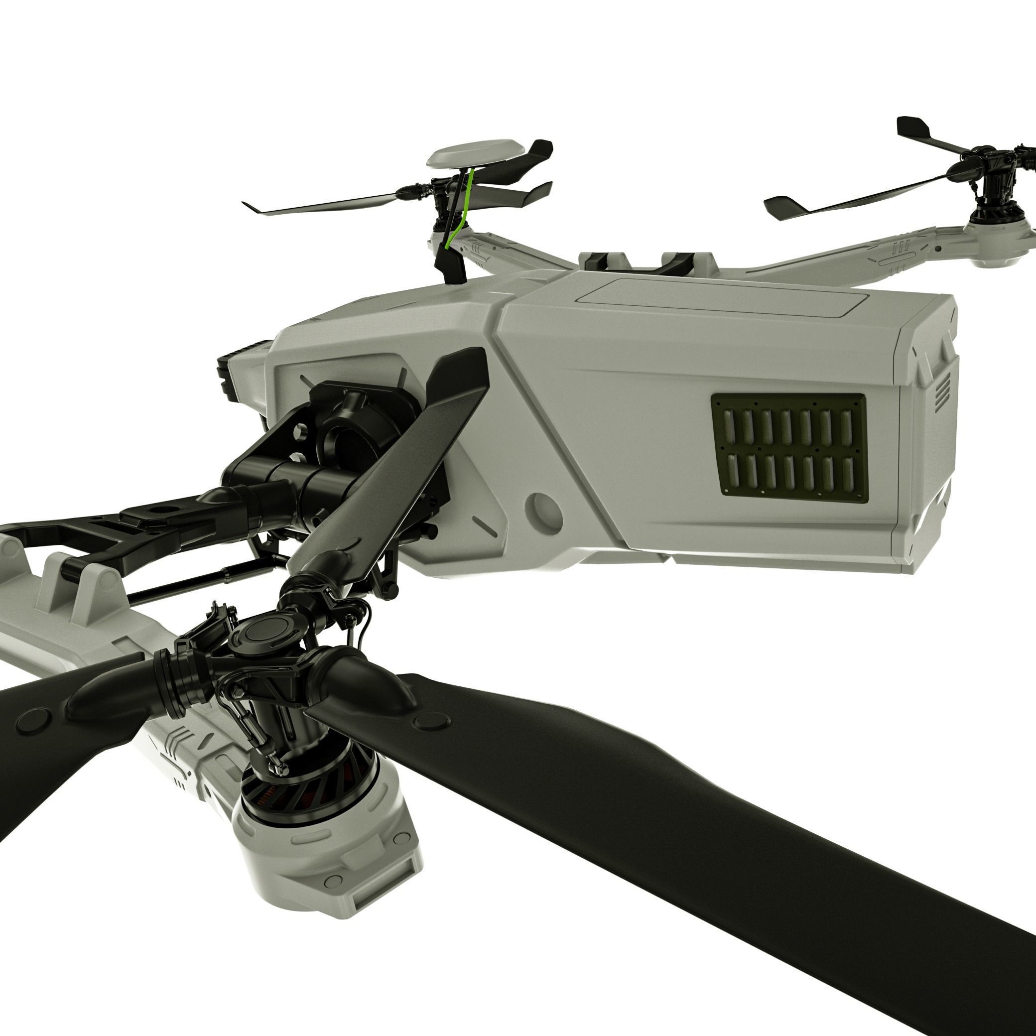 Drone R14 Multi Cam-V4 3D model_2
