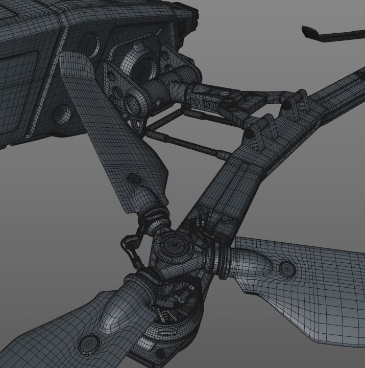 Drone R14 Multi Cam-V4 3D model_6