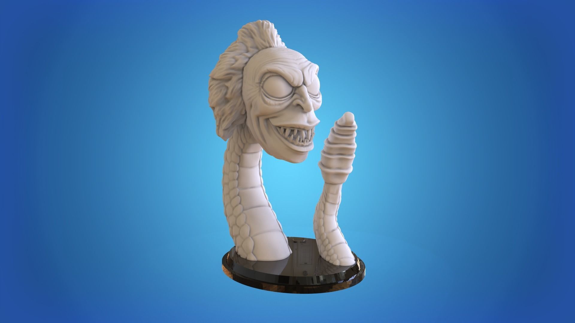 Snake beetlejuice 3D print model_1