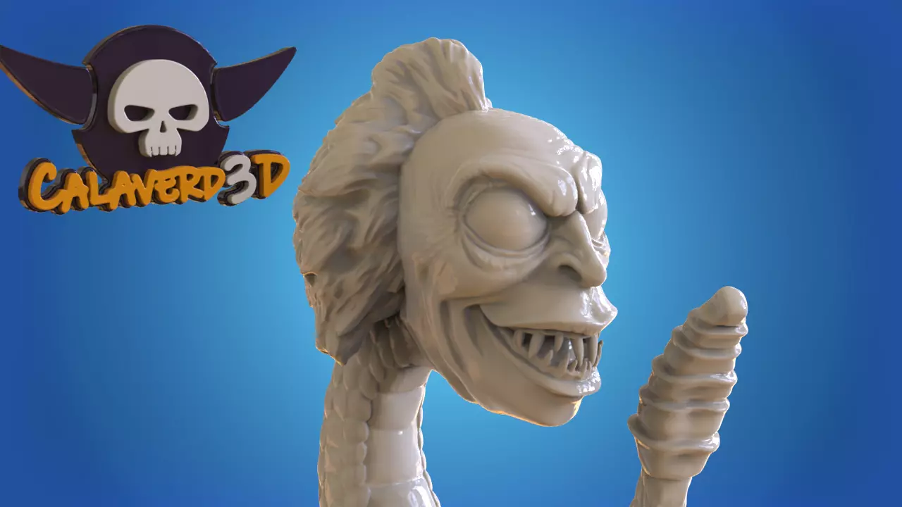 Snake beetlejuice 3D print model_0