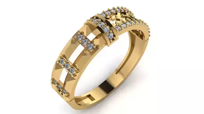 wedding Ring cocktail gemstone printable collection J 014