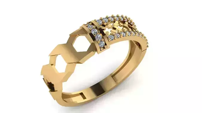 wedding Ring cocktail gemstone printable collection J 018