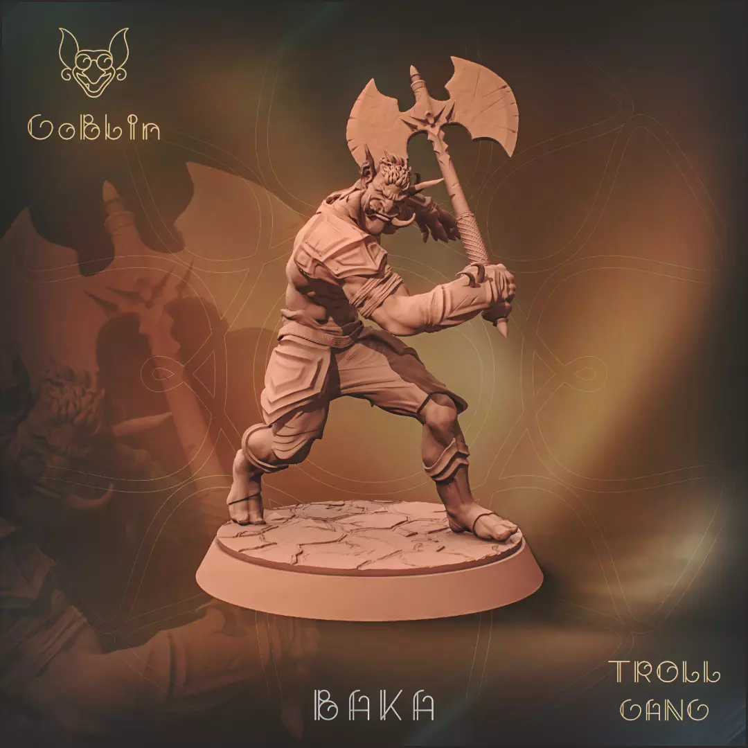 Troll Baka - Troll Gang 3D print model_0