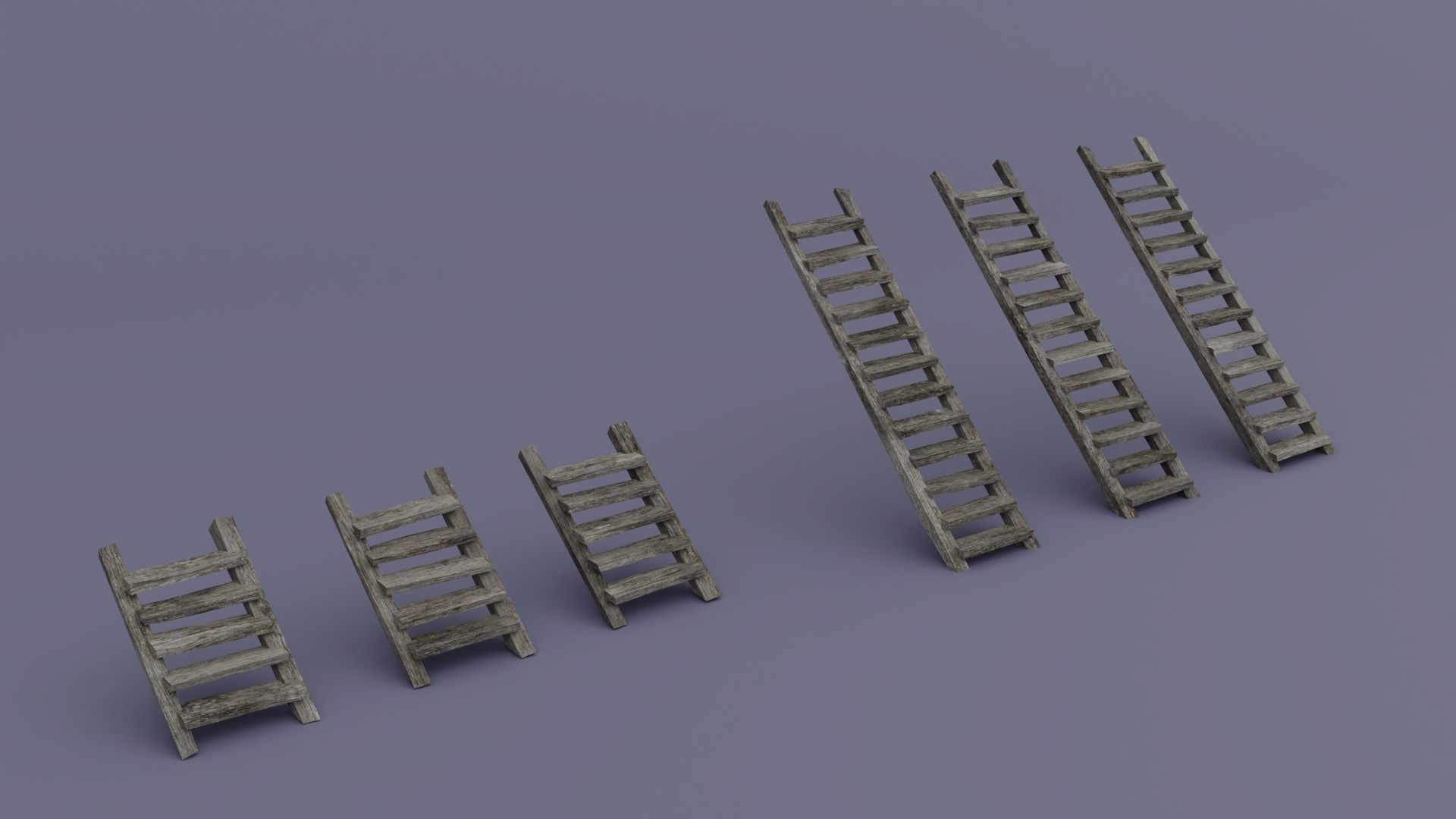 Pirate town Low-poly 3D model_20