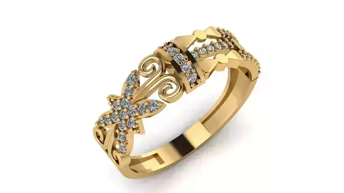 wedding Ring cocktail gemstone printable collection K 001