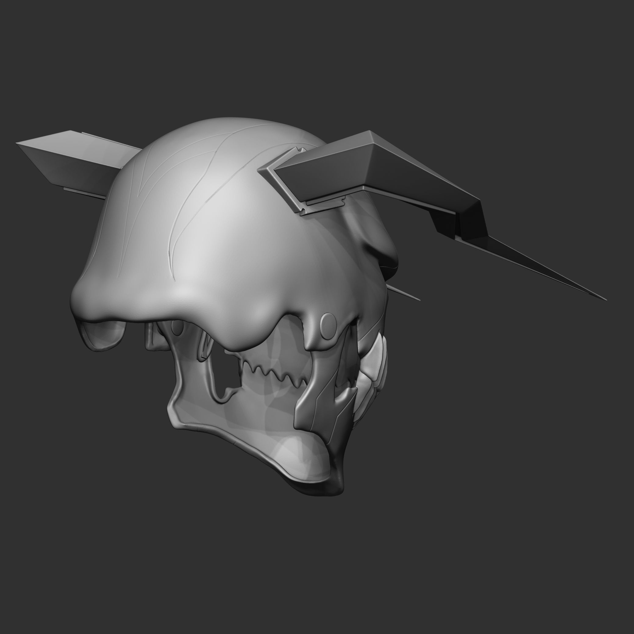 Ichigo VASTO LORDE Hollow Mask 3D print model_4