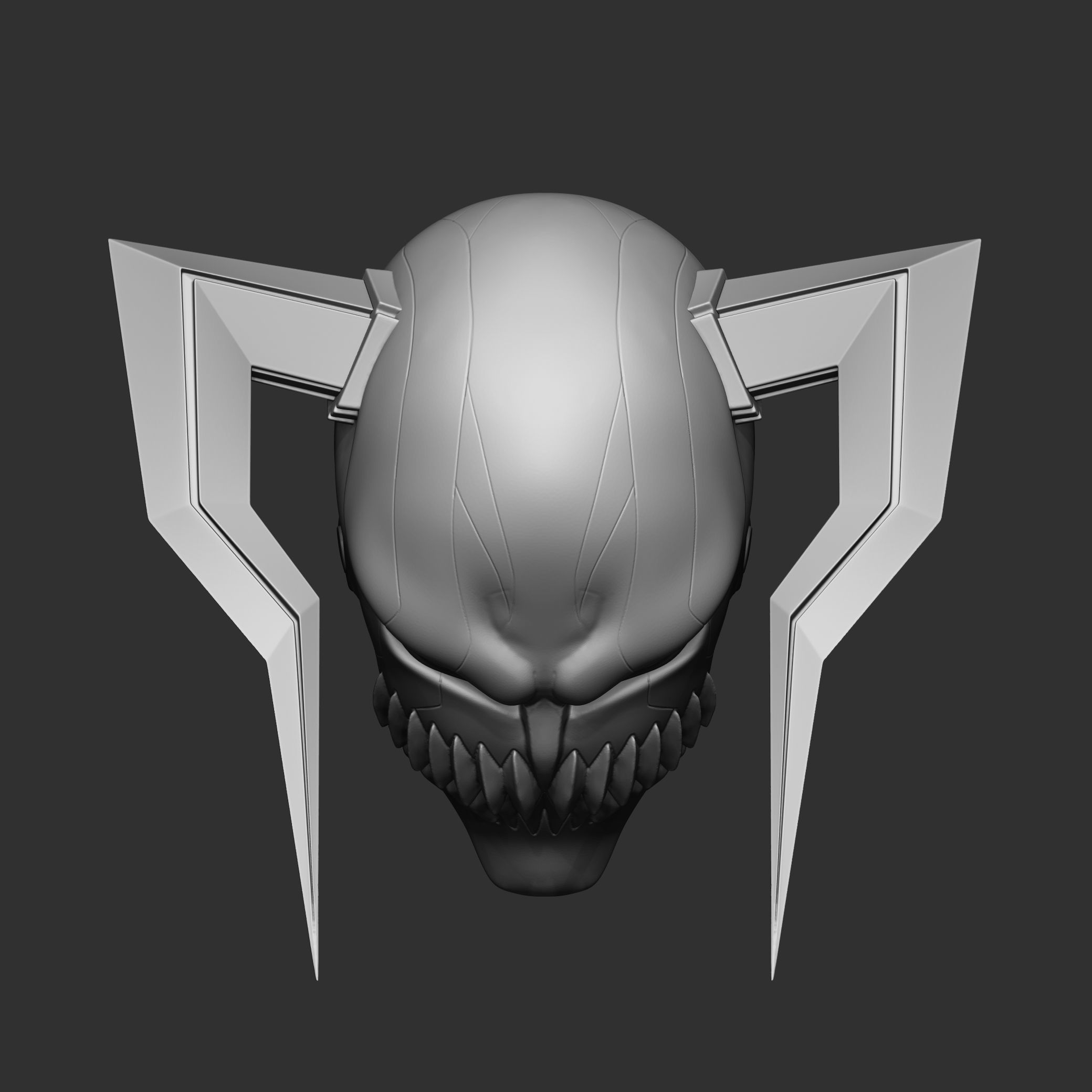 Ichigo VASTO LORDE Hollow Mask 3D print model_11