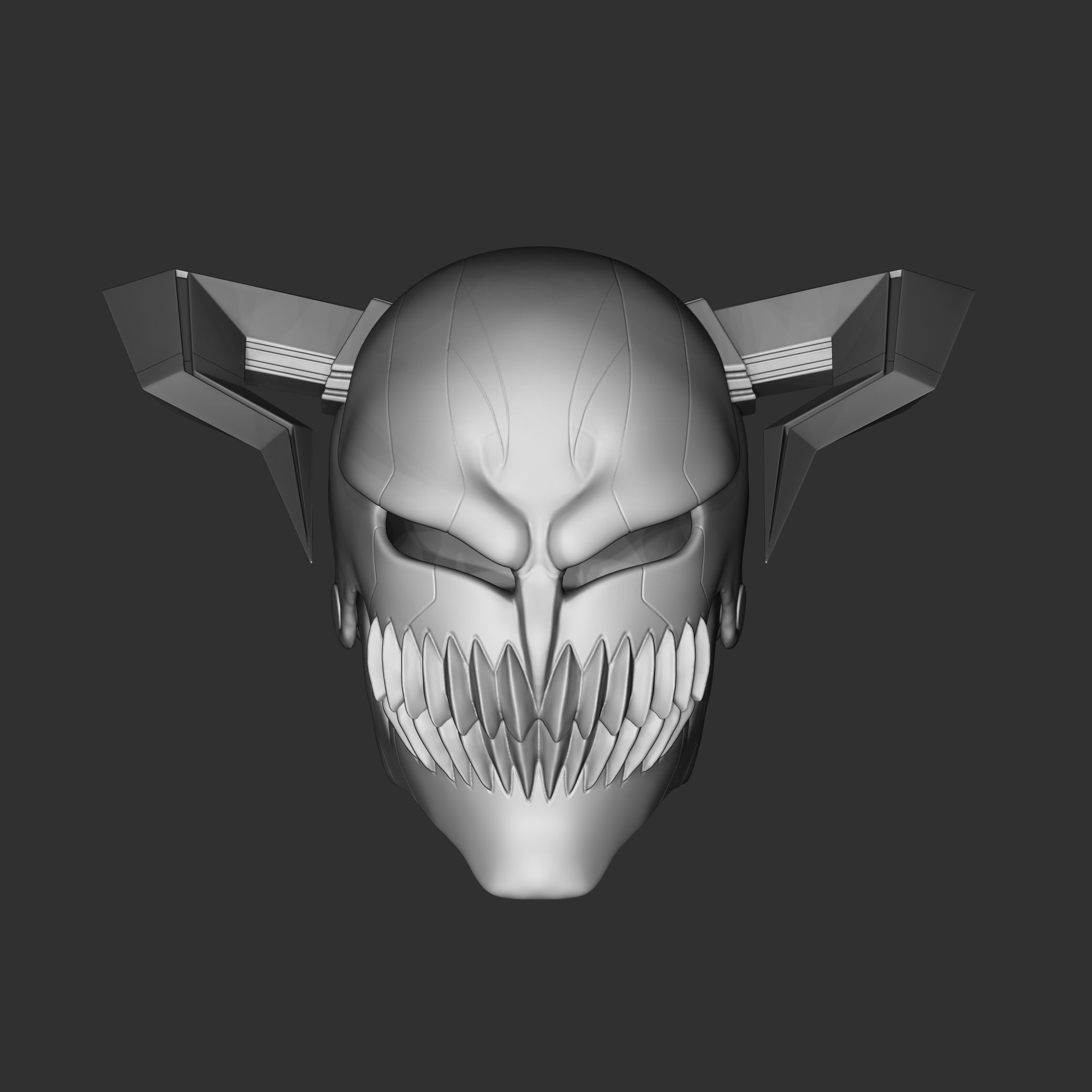 Ichigo VASTO LORDE Hollow Mask 3D print model_8
