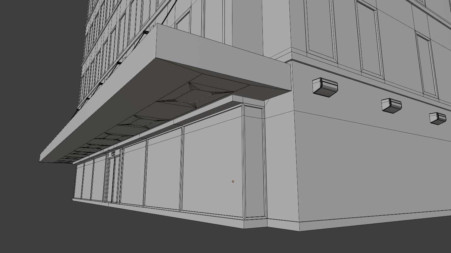 Simple High-rise 3D model_35