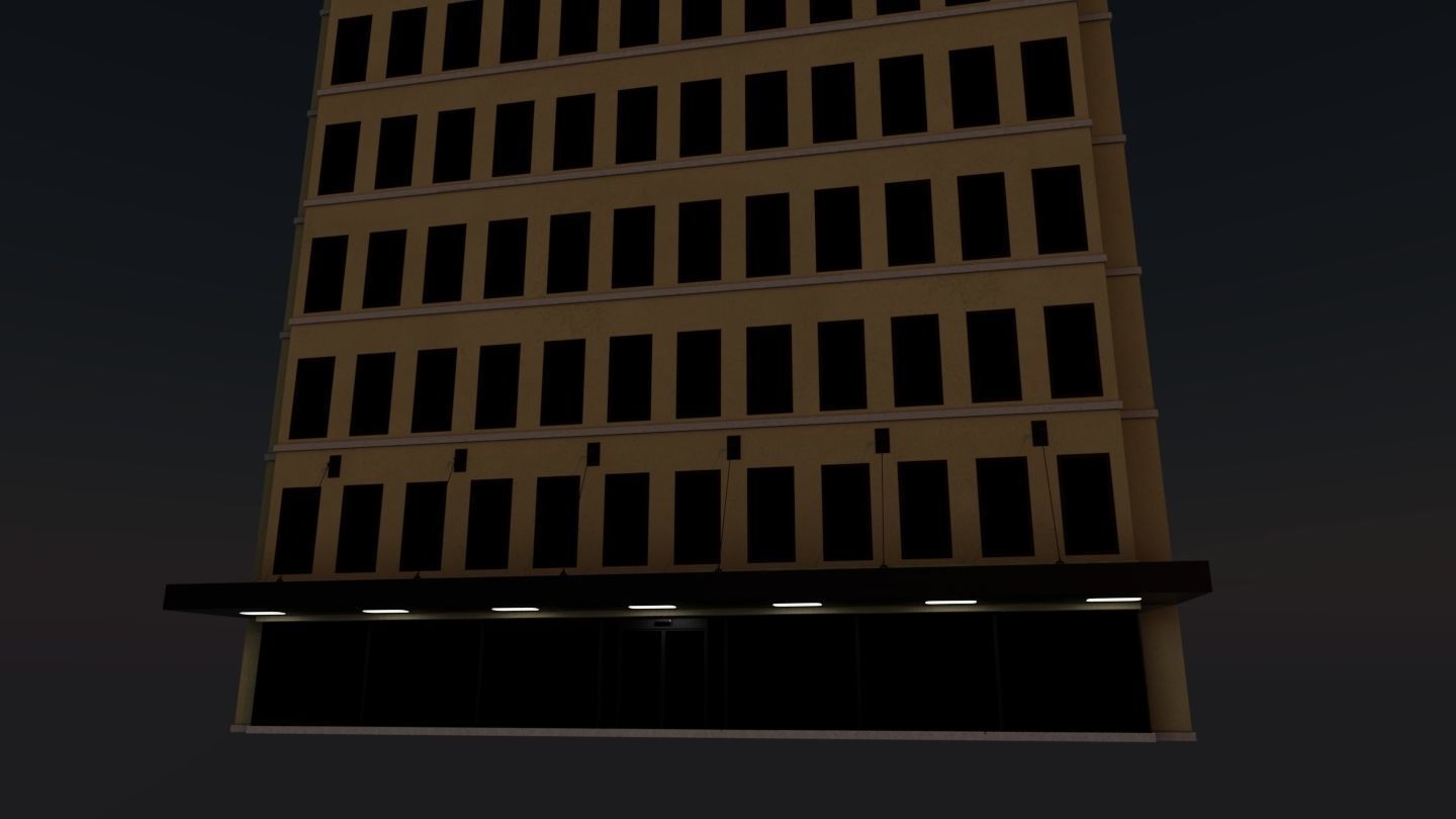 Simple High-rise 3D model_21