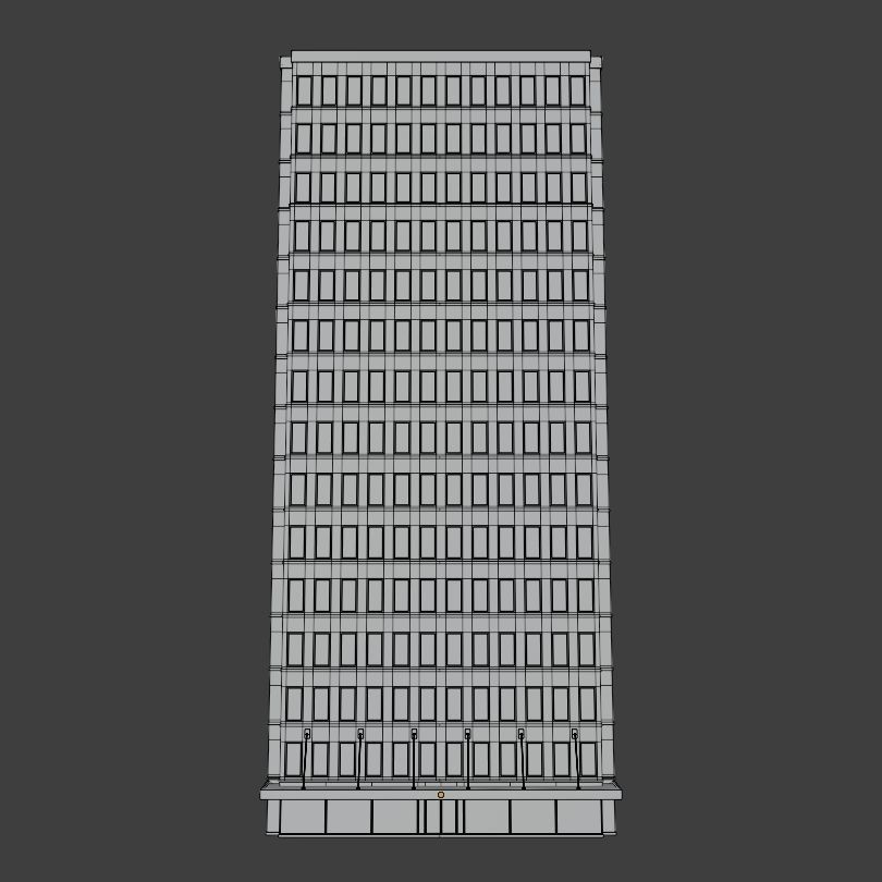 Simple High-rise 3D model_7