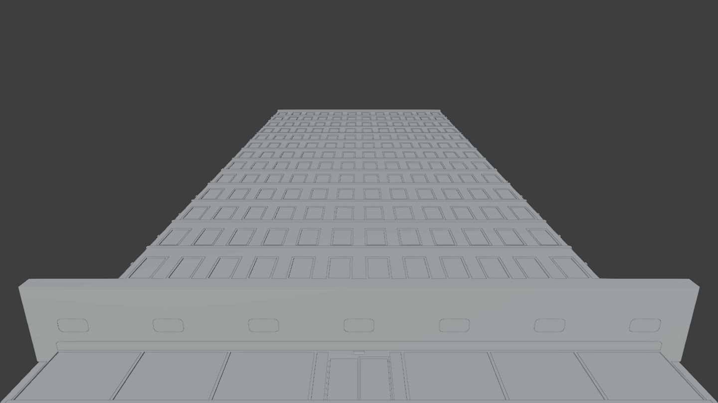 Simple High-rise 3D model_42