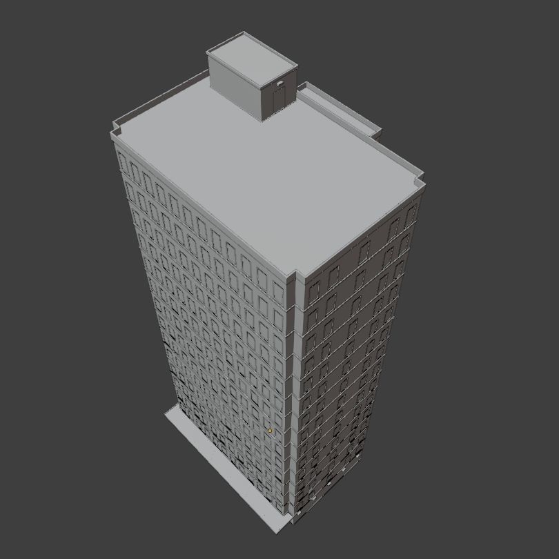 Simple High-rise 3D model_18
