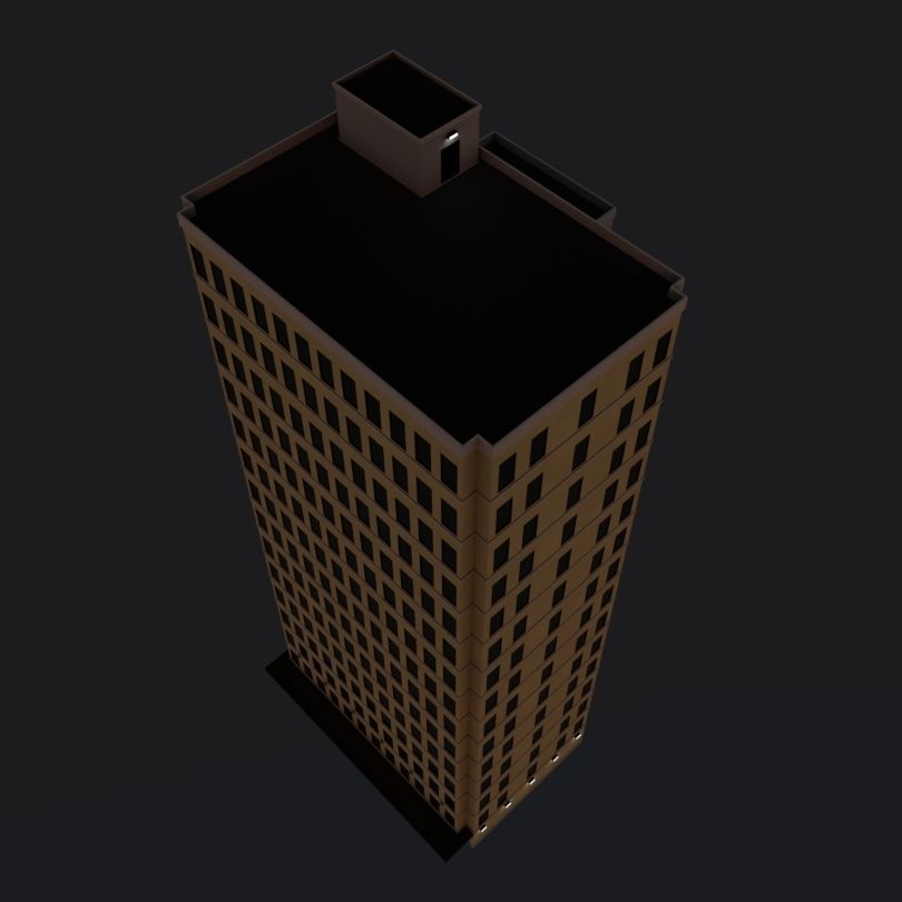 Simple High-rise 3D model_17
