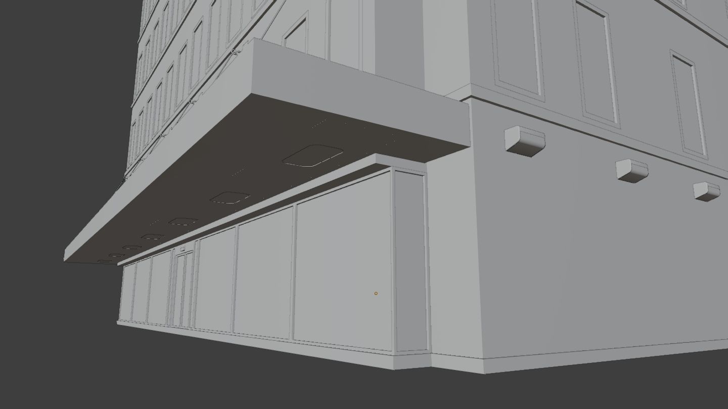 Simple High-rise 3D model_34