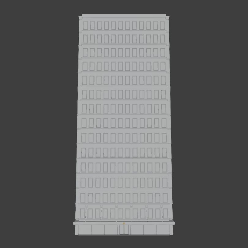 Simple High-rise 3D model_6